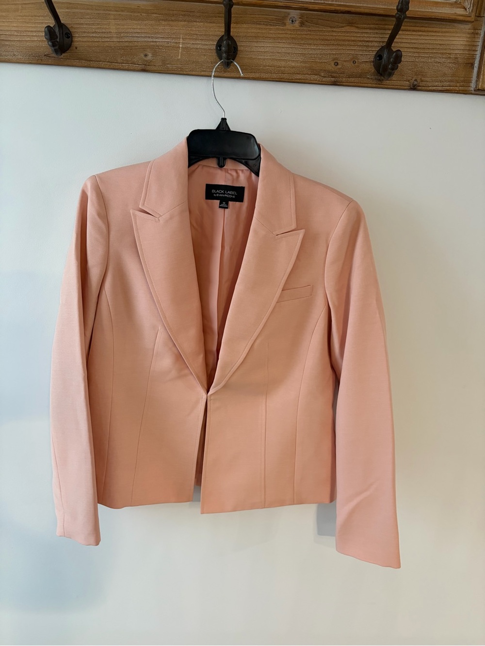 Black Label Peony Pink Tailored Cropped Blazer